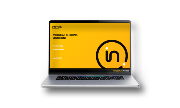 Modular Building Solutions webinar