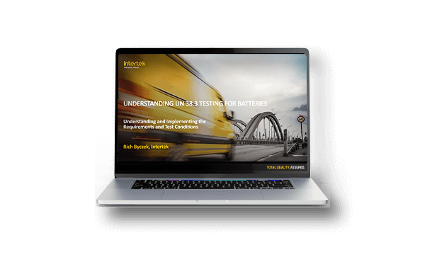 Understanding UN 38.3 Testing for Batteries | On-demand Webinar