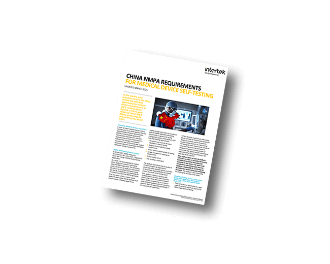 China NMPA Requirements For Self-Testing | Fact Sheet
