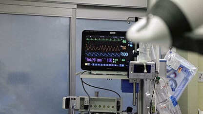 Image of Medical Devices Inside of a Hospital Room